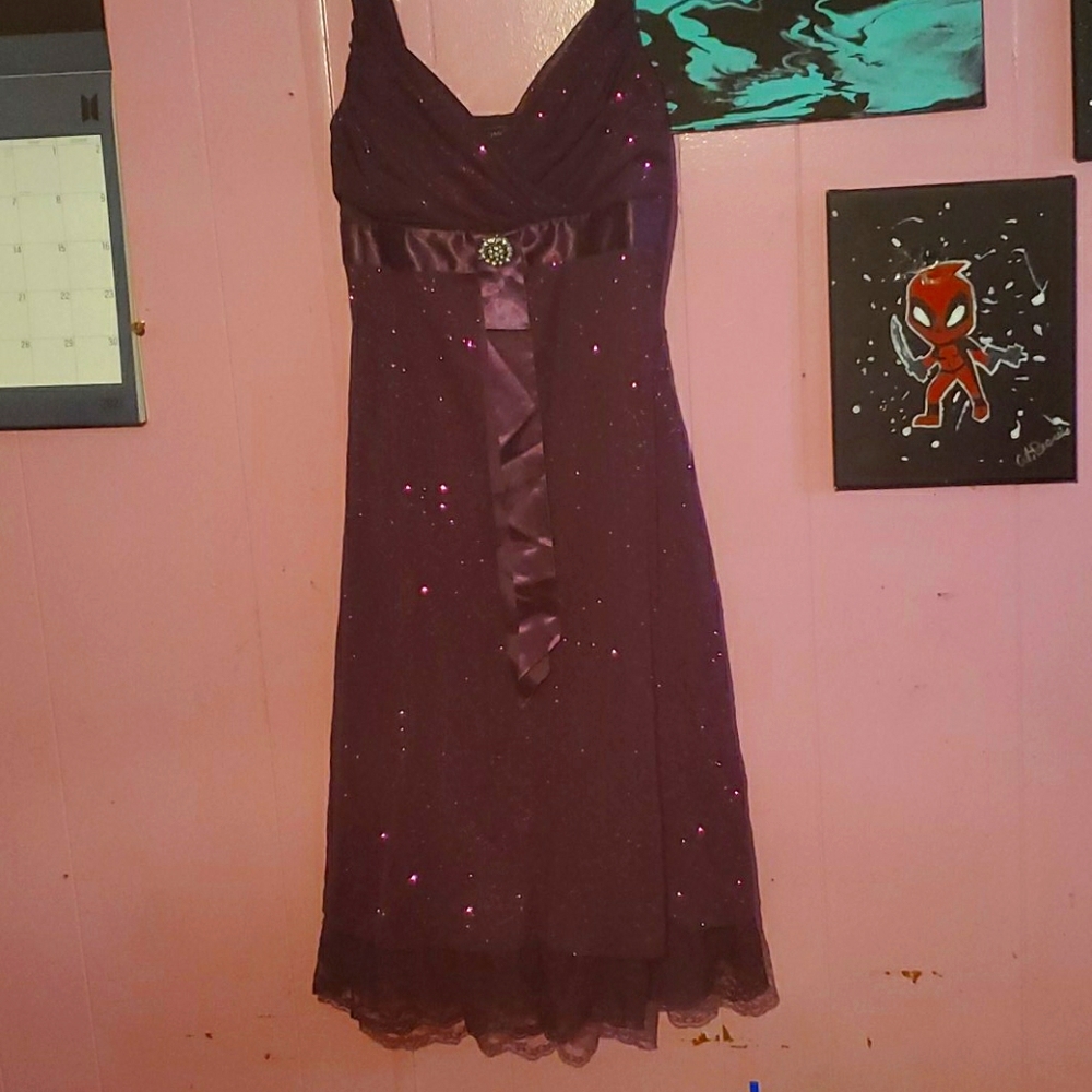 Purple dress